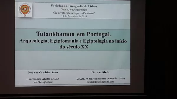 Ciclo “Oriente no Ocidente” - Secção de Arqueologia da Sociedade de Geografia de Lisboa