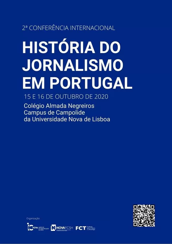 2ª Conferência Internacional História do Jornalismo em Portugal_Out.2020